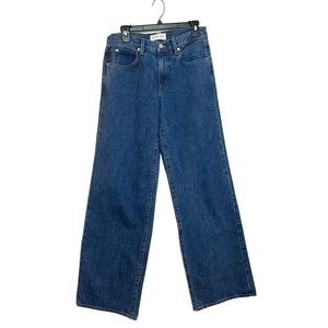 SLVRLAKE Mica Wide Leg Relaxed Fit No Stretch Organic Cotton Jeans sz 26 NWOT